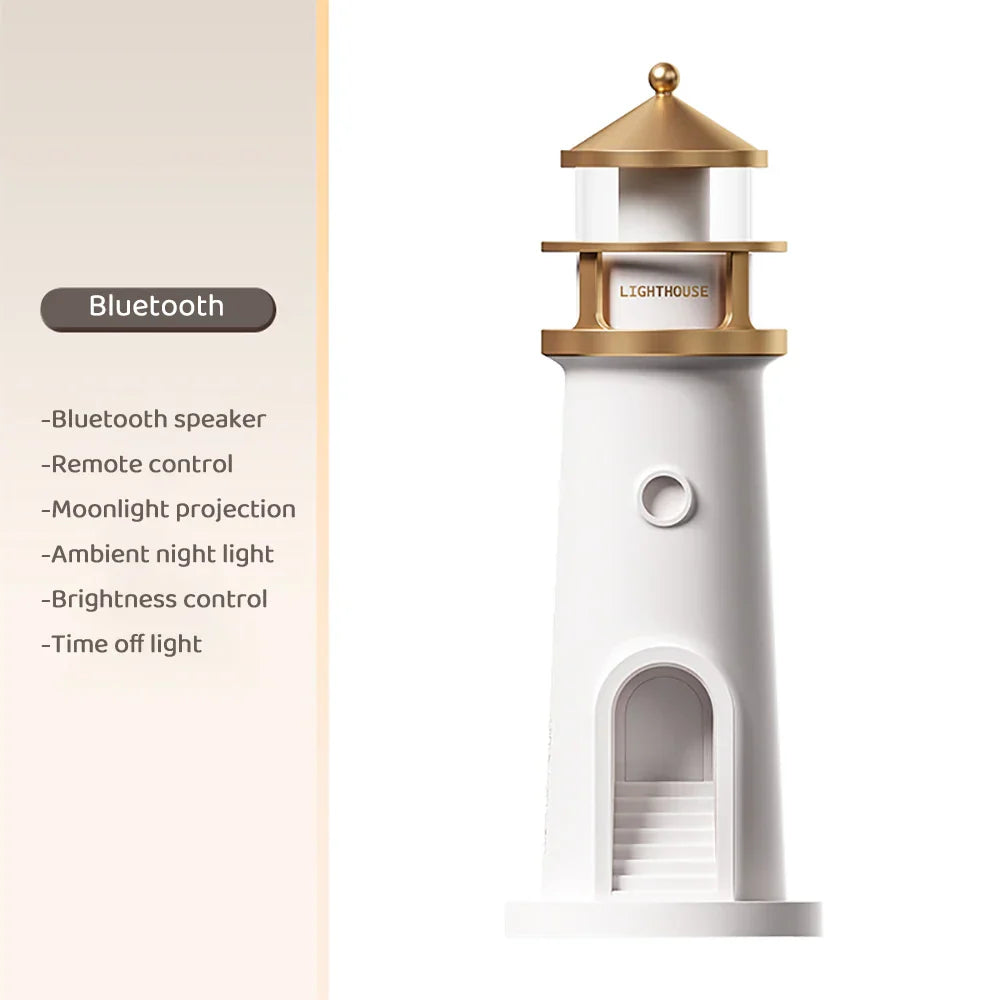 Sikunuo | Lighthouse Ambient lights Bluetooth Music Dimmable Projection