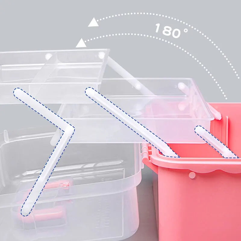 Sikunuo | Three Layer Multi-Use DIY Craft Storage Box
