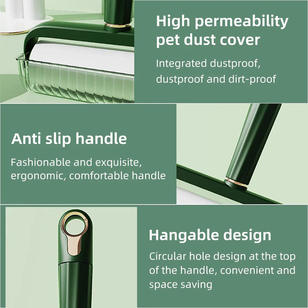 Sikunuo | Wide Sticky Clean Paws Pet Hair Lint Roller