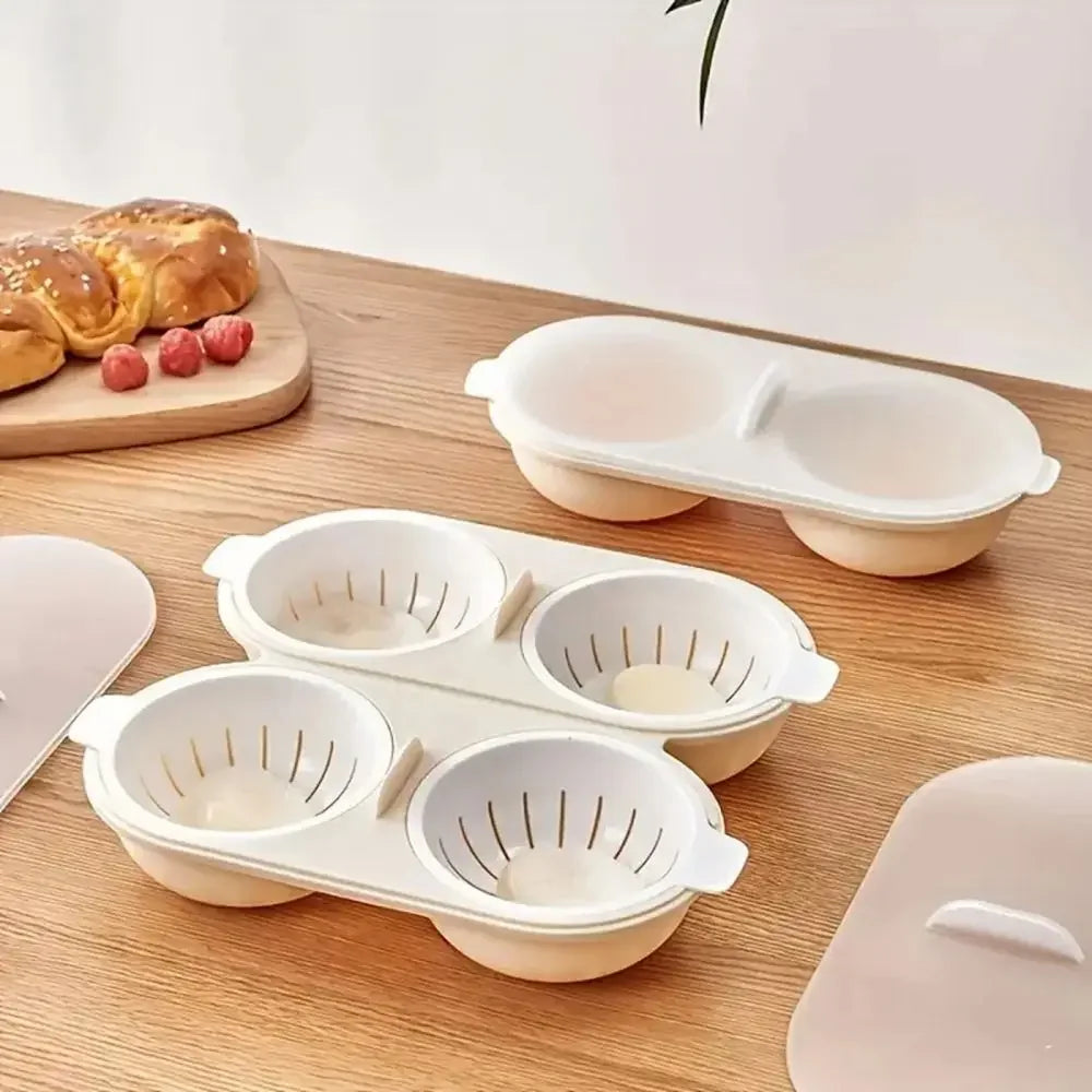 Sikunuo | Double Space Durable Microwave Egg Maker