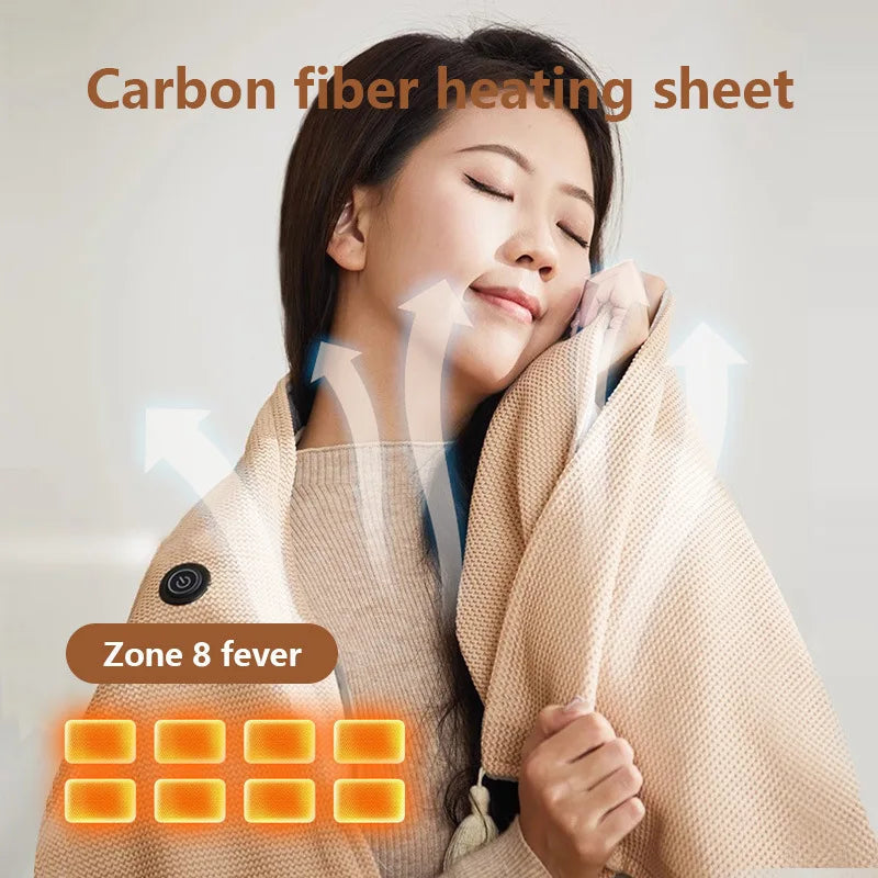 Sikunuo | Rechargeable USB Winter Travel Heating Blanket