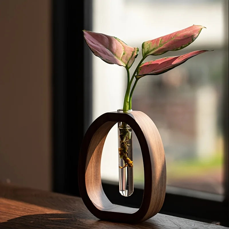 Sikunuo | Nordic Style Oval Frame Tube Vase