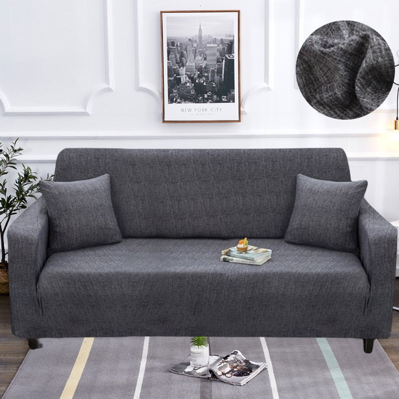 Sikunuo | Modern Non-slip Colorful Elastic Sofa Cover