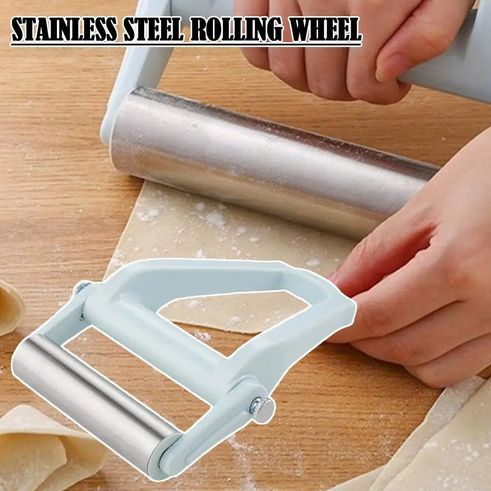 Sikunuo | Easy Dough Maker Baking Stainless Steel Roller