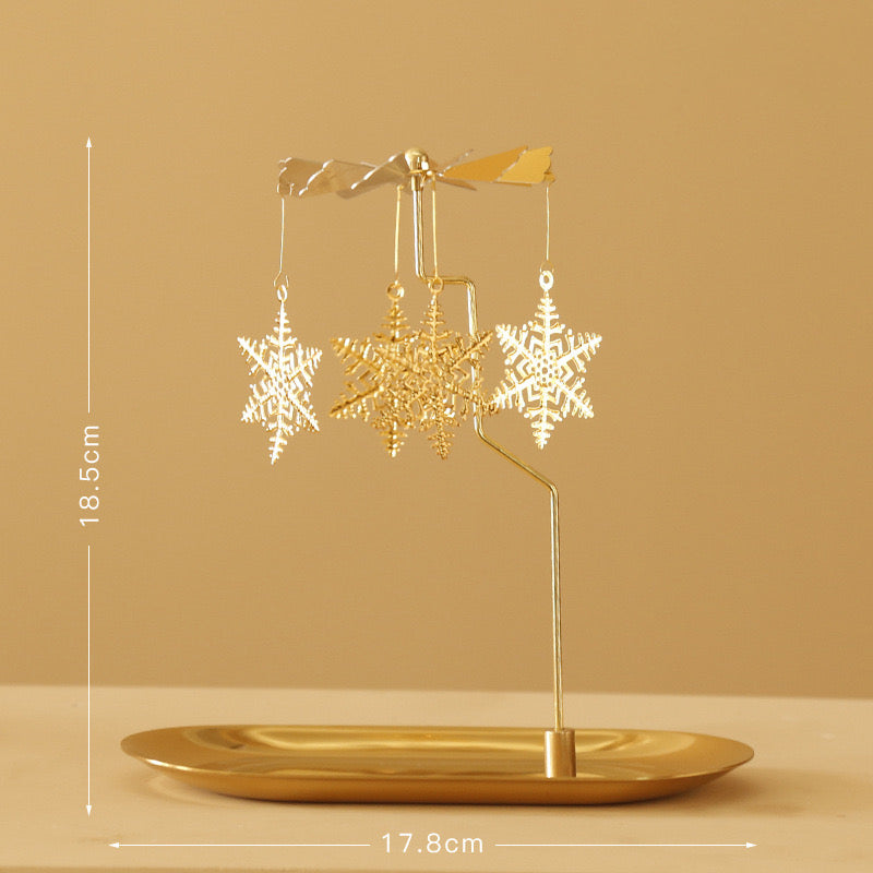 Rotary Spinning Tea Light Candle Holder