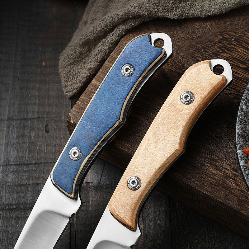 Sikunuo | Stainless Steel Durable Wood Handle Knife