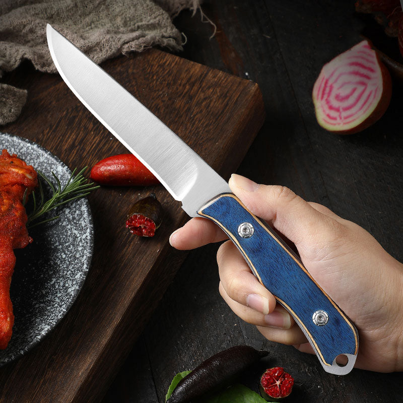 Sikunuo | Stainless Steel Durable Wood Handle Knife