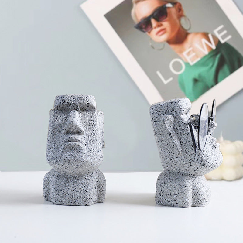 Sikunuo | Stone Face Eyeglass Holder Stand