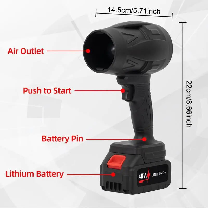 Sikunuo | Powerful Battery Blower – Effortlessly blows away leaves, dust & dirt!