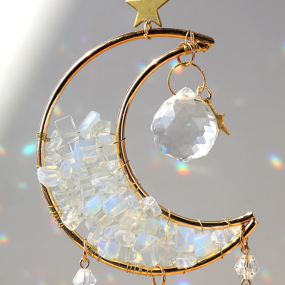 Sikunuo | Crystal Sun Catcher Moon Decor