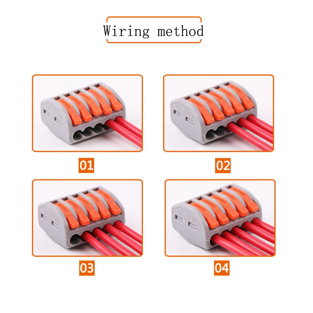 Sikunuo | Universal Terminals Plug-in Electrical Wire Connector