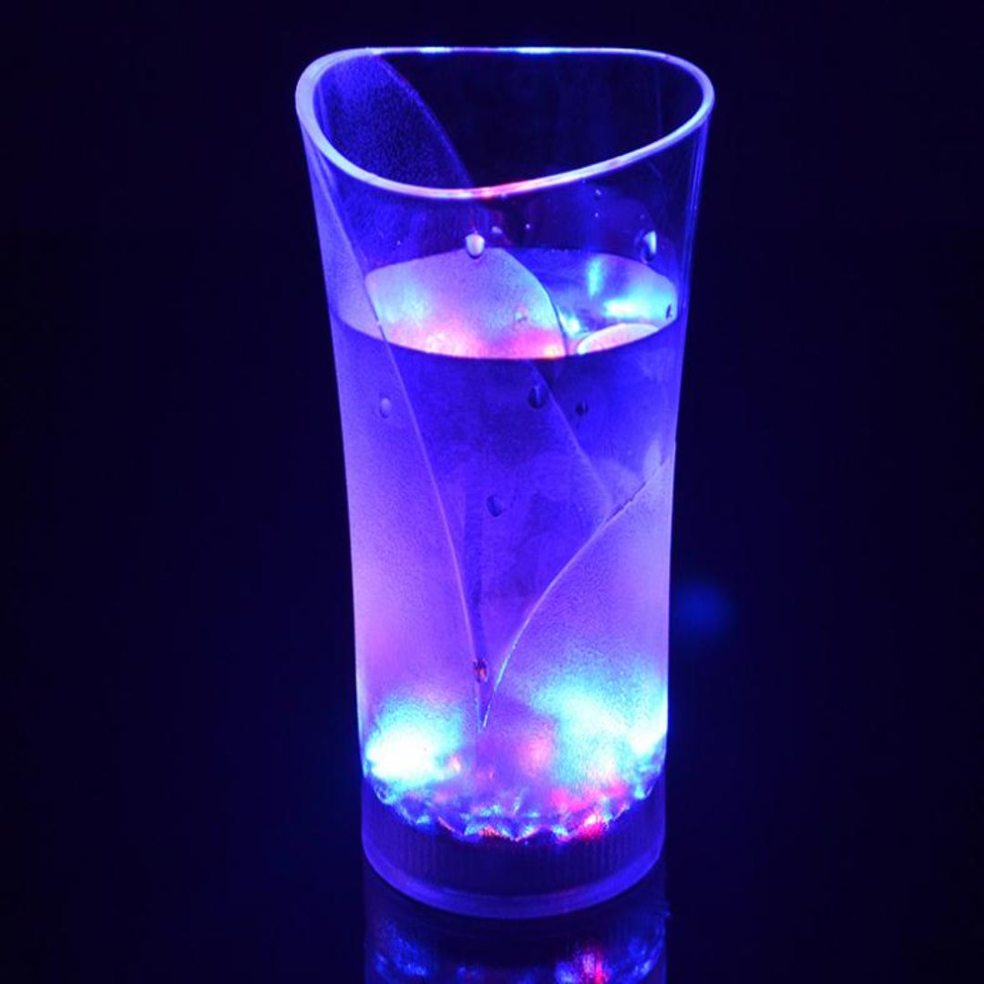 Sikunuo | Valentine Day Flashing Colorful LED Light Up Cup Glass