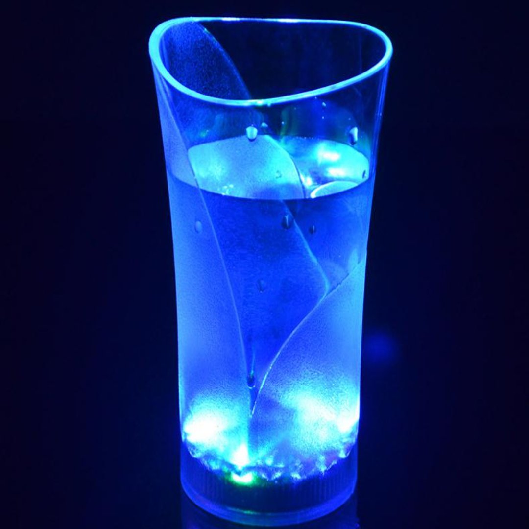 Sikunuo | Valentine Day Flashing Colorful LED Light Up Cup Glass