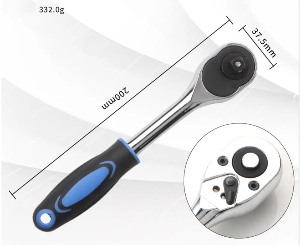 Sikunuo | Adjustable Socket Wrench – Universal Tool 10-19mm for Quick Repairs