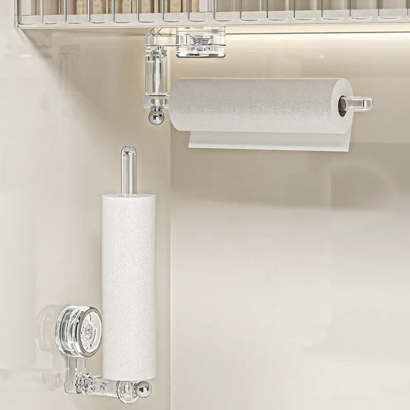 Sikunuo | Kitchen roll holder with vacuum suction cup – Drill-free & reusable