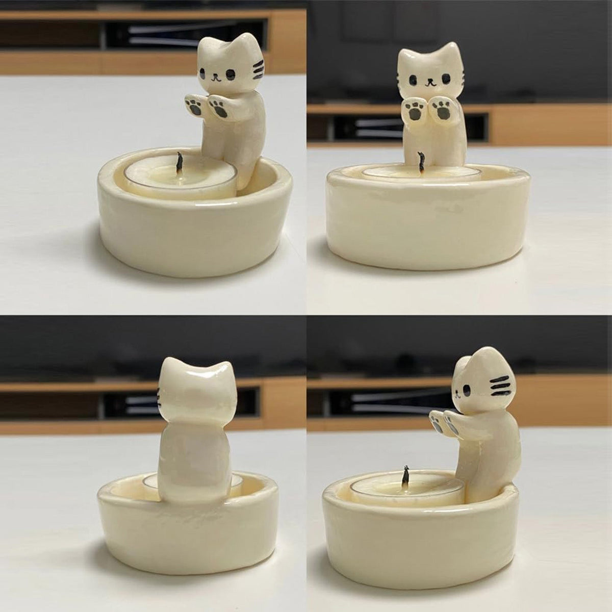 Sikunuo | Warm Cat Candle Holder