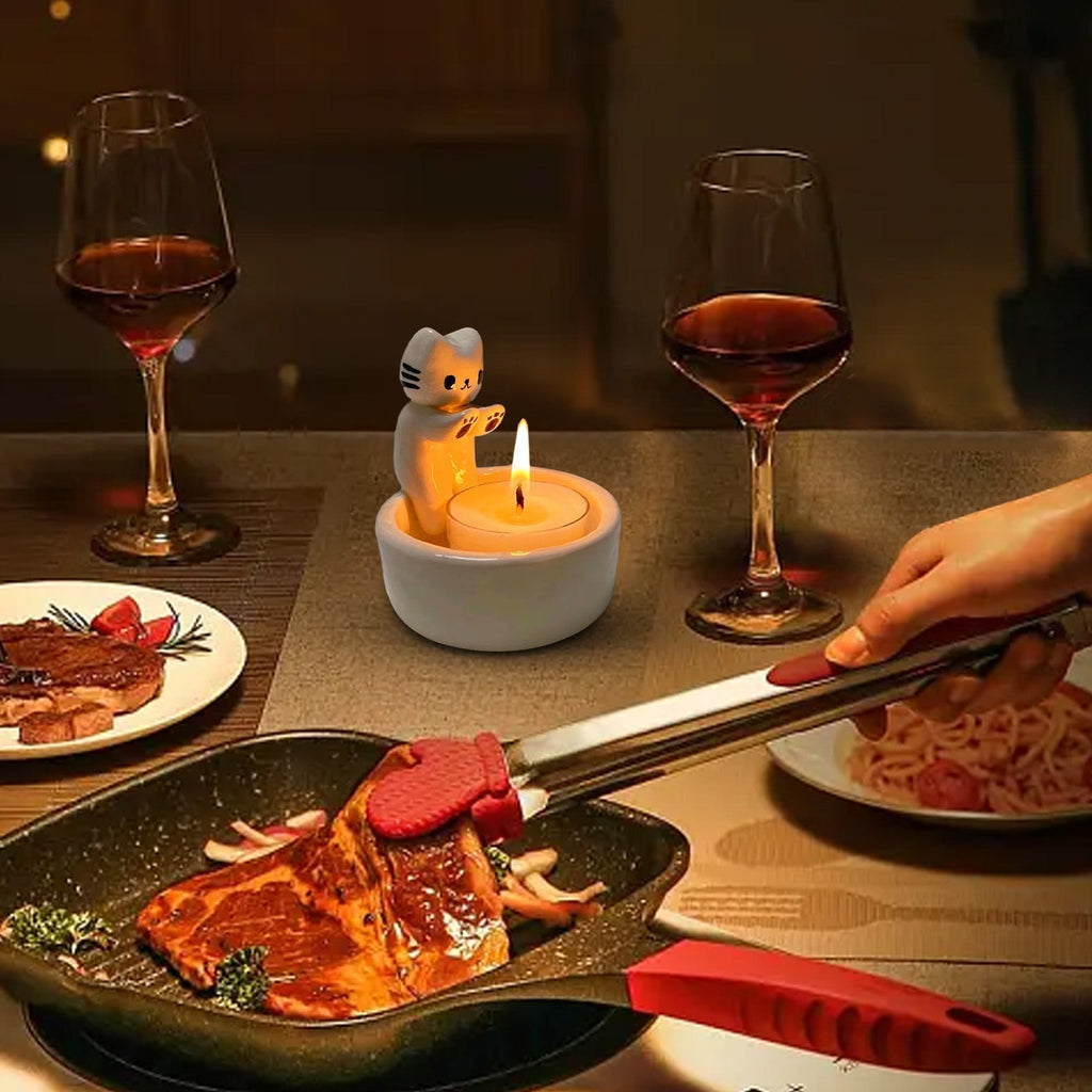 Sikunuo | Warm Cat Candle Holder