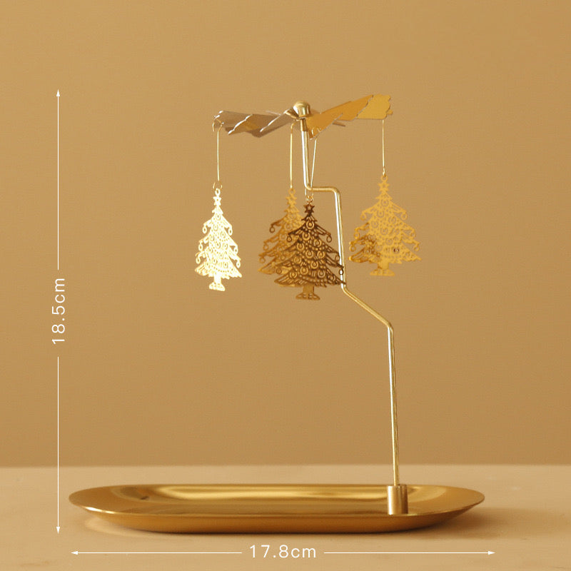 Rotary Spinning Tea Light Candle Holder