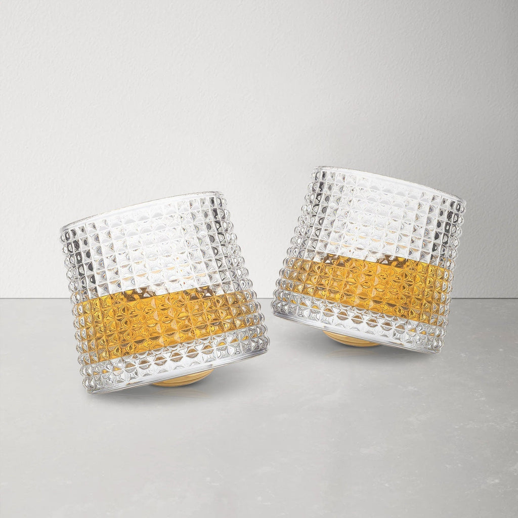 Sikunuo | Rotatable Whiskey Tumbler Set