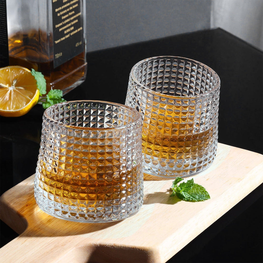 Sikunuo | Rotatable Whiskey Tumbler Set