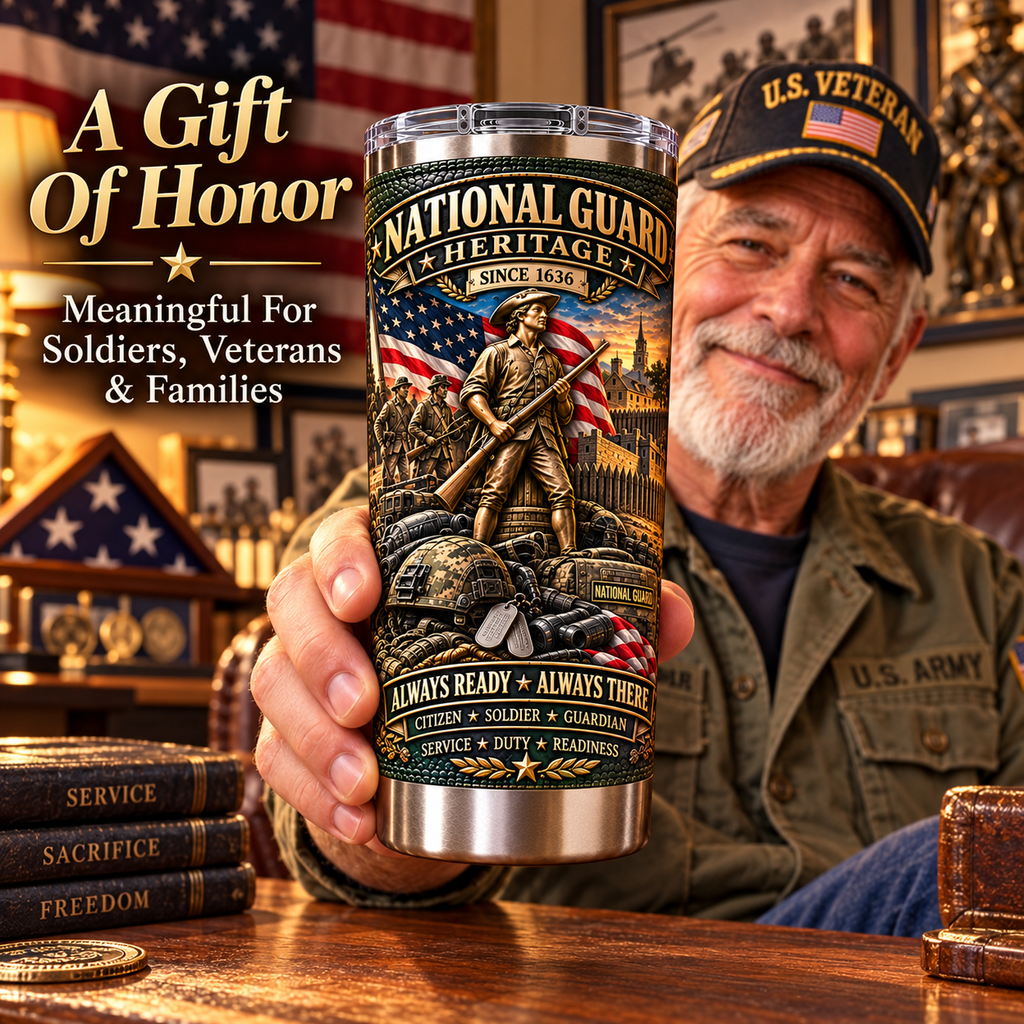 National Guard Heritage Insulated Travel Tumbler
