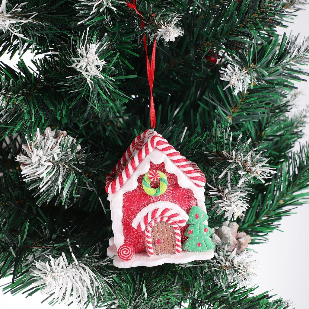 Sikunuo | Mini Christmas Gingerbread House Decorations