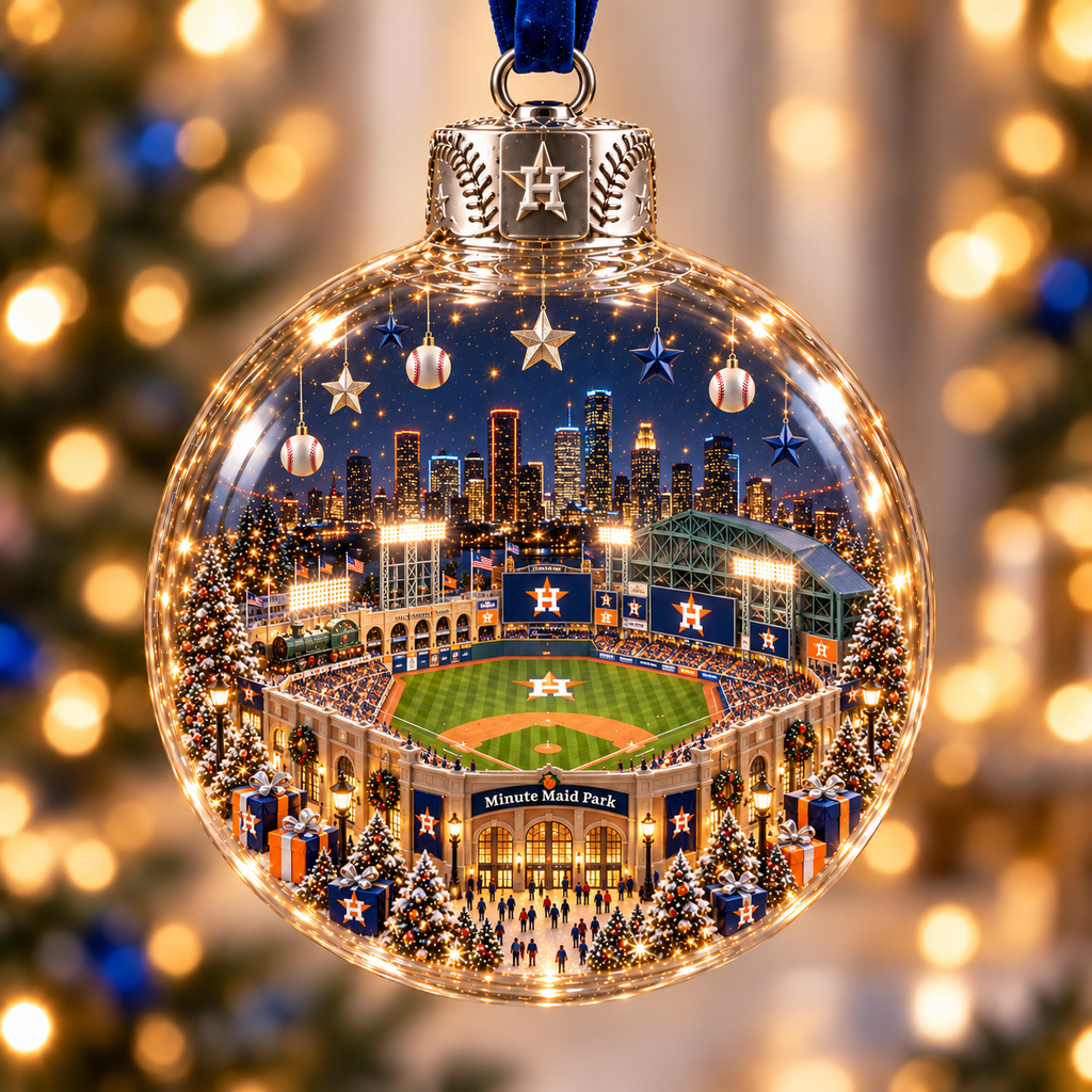Light-Up Baseball Stadium Christmas Ornament – Holiday Keepsake