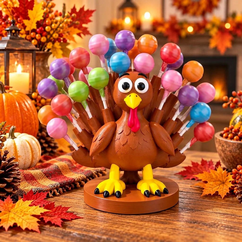Thanksgiving Turkey Lollipop Holder