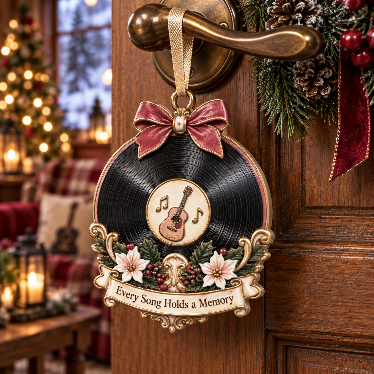 Country Music Queen Christmas Tribute Ornament