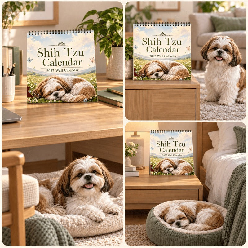 Shih Tzu 2027 Wall Calendar