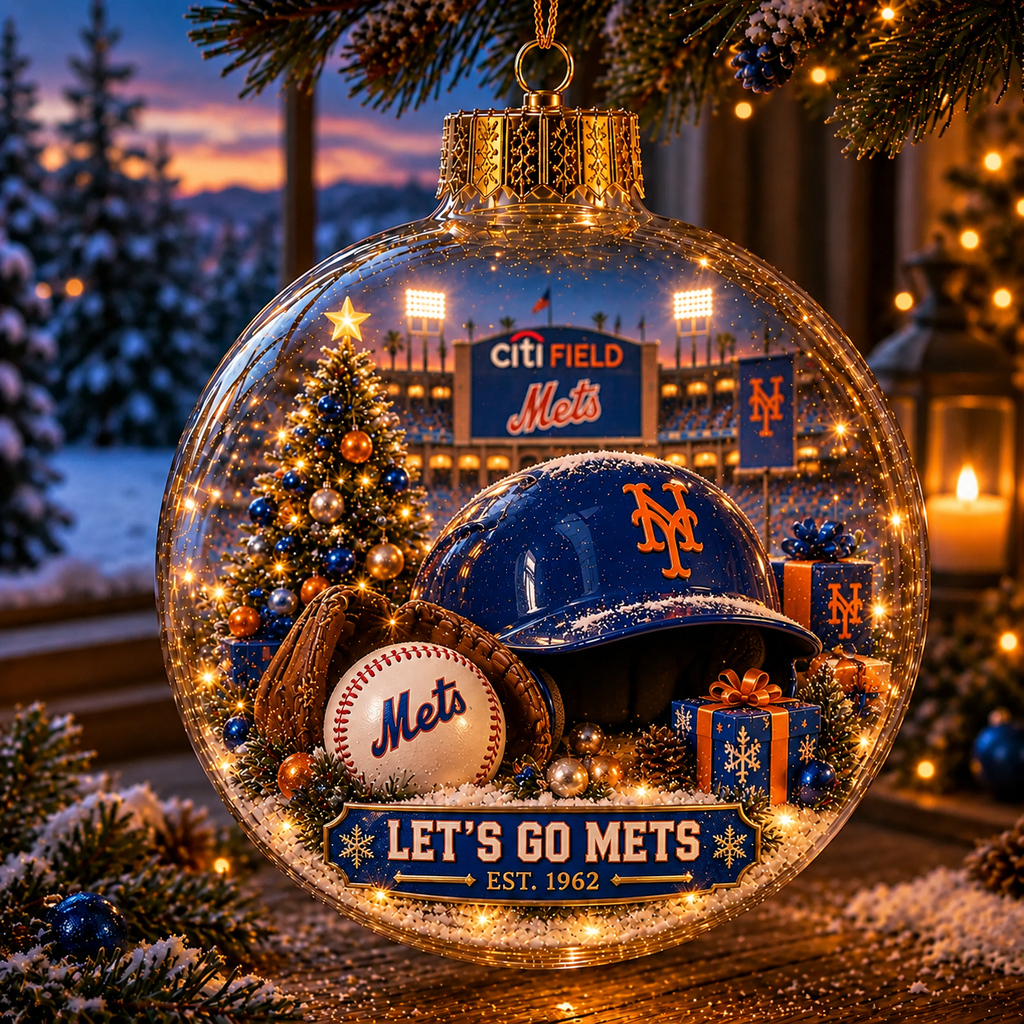 Bring the Ballpark Home — Light-Up Baseball Christmas Ornament