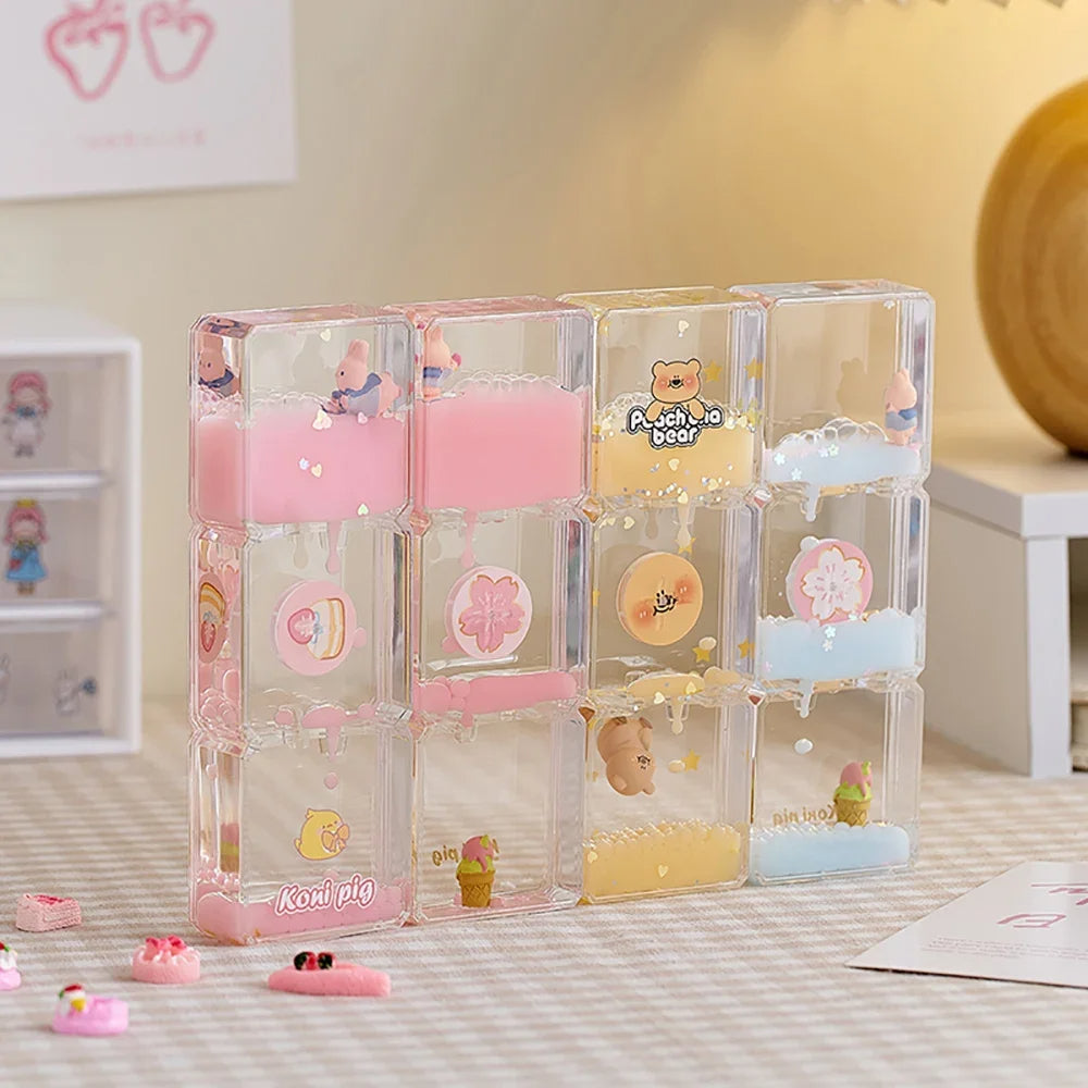 Sikunuo | Floral Fantasy Liquid Cartoon Motion Hourglass