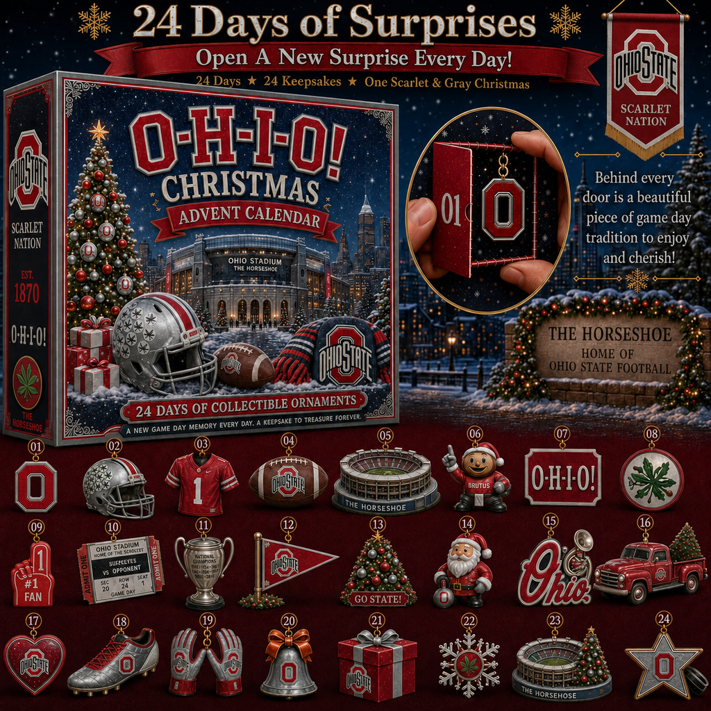 O-H-I-O! Football Christmas Advent Calendar