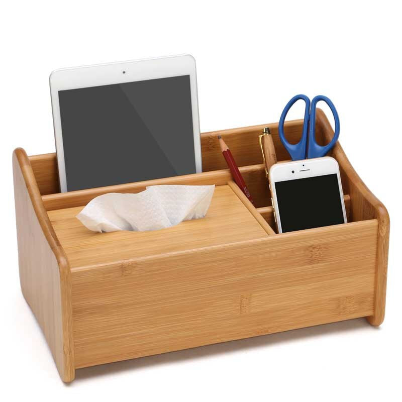 Sikunuo | On Point Wood Desktop Organizer
