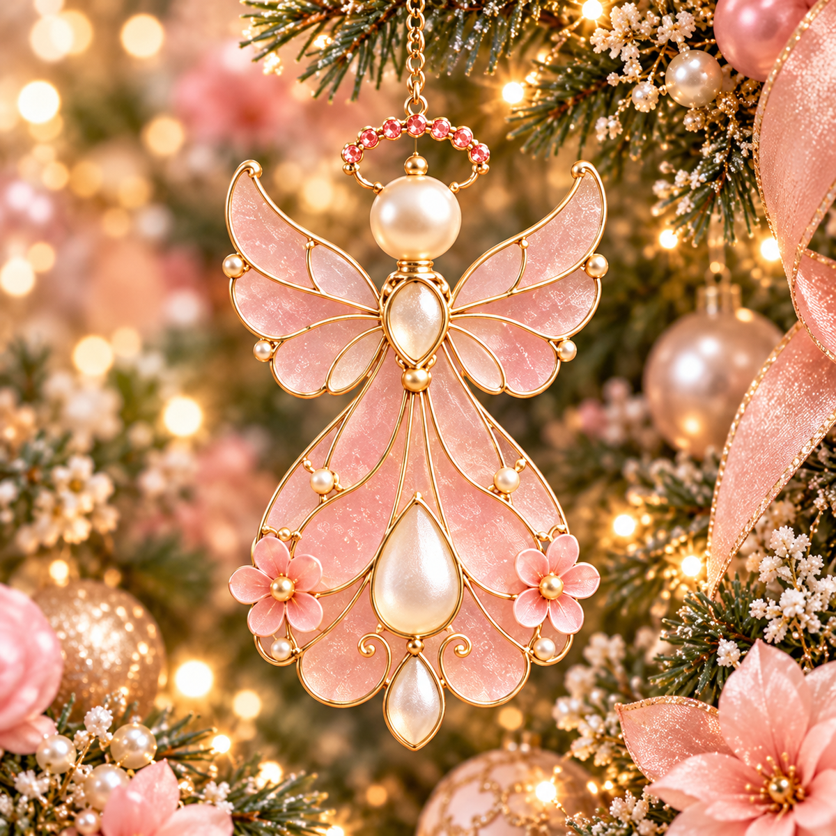 12-Month Birthstone Angel Ornament Collection