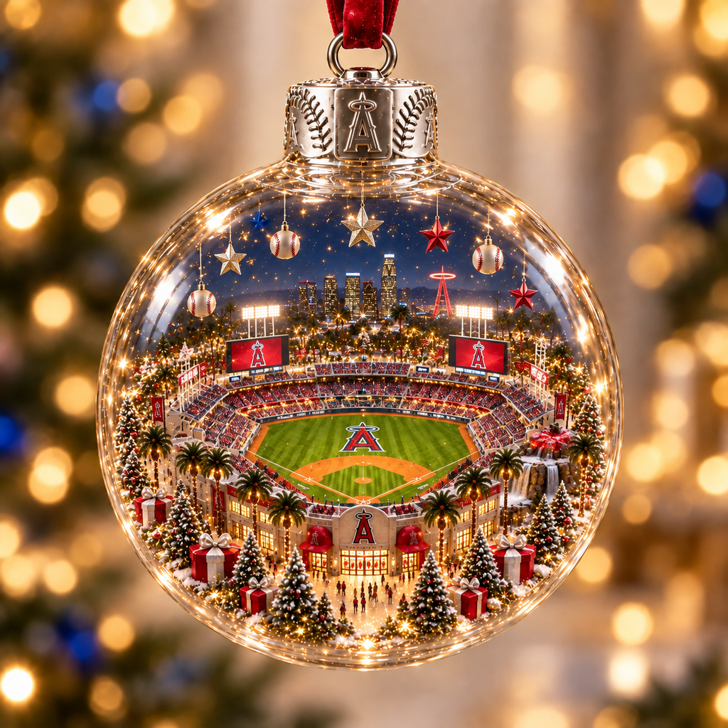 Light-Up Baseball Stadium Christmas Ornament – Holiday Keepsake