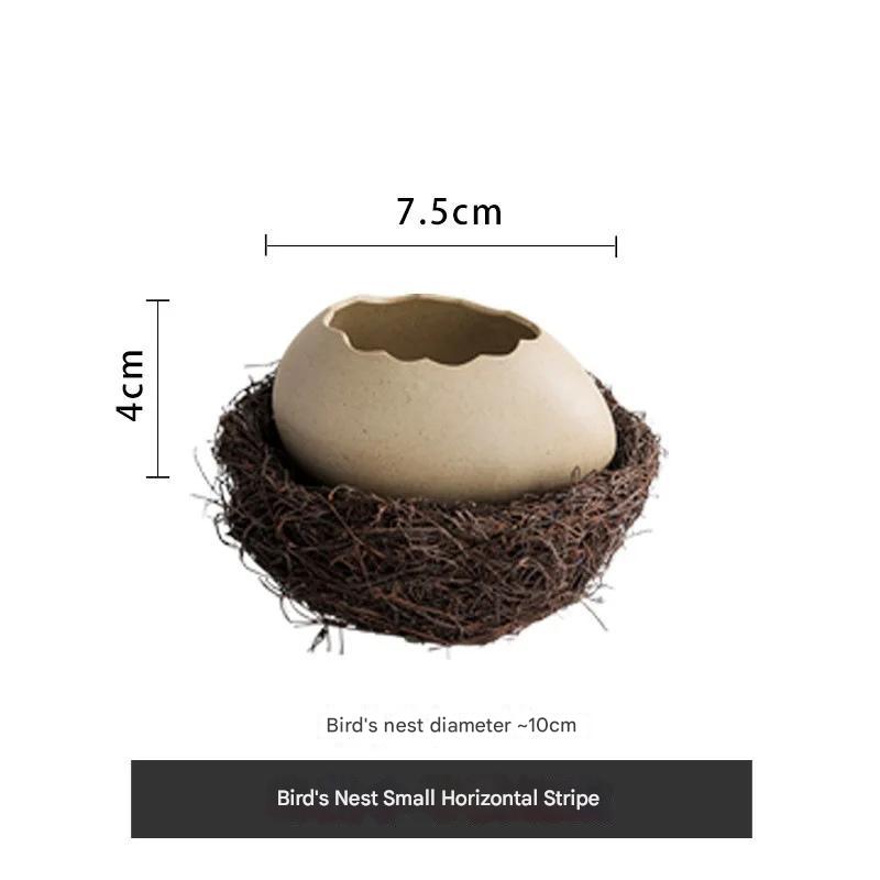 Sikunuo | Creative Ceramic Bird Nest Eggshell Bowl
