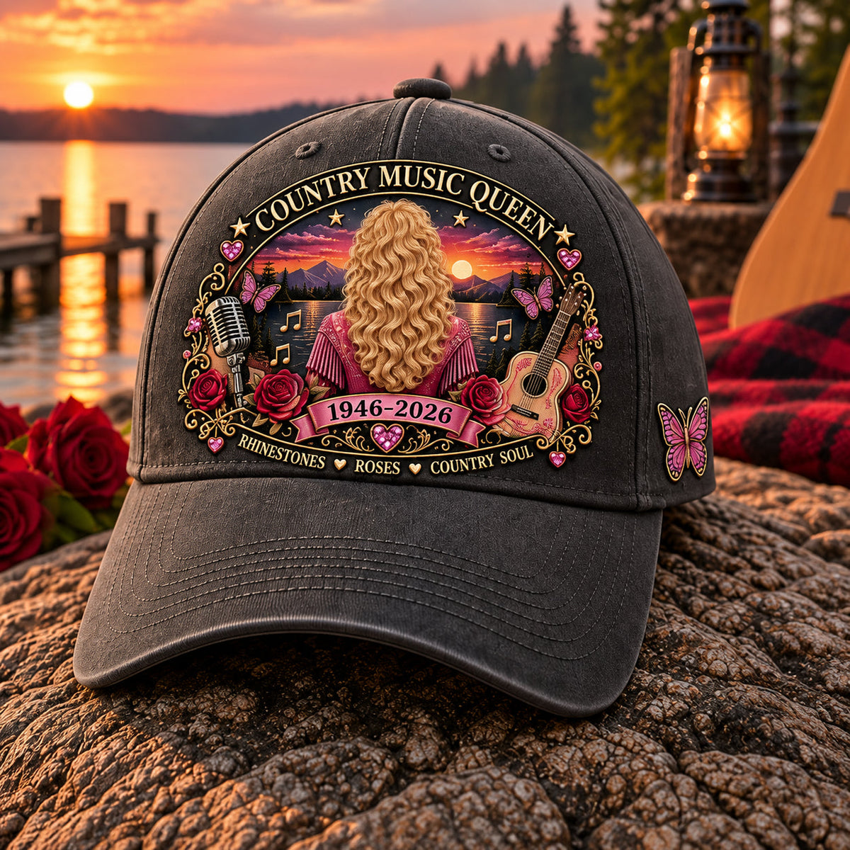 Country Music Queen 1946–2026 Tribute Cap
