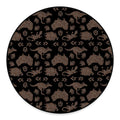 Aboriginal Australian Pattern Print Round Floor Mat
