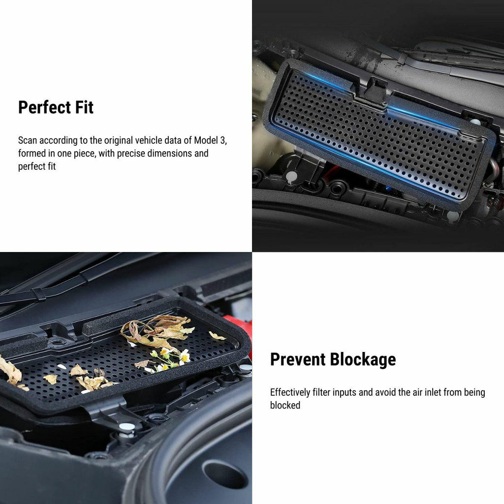 ABS Air Intake Cover Air Conditioning Grille for Tesla Model 3