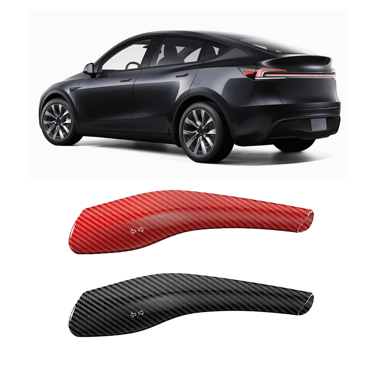 ABS Turn Signal Stalk Cover for Model Y Juniper & Model 3 Highland | Sikunuo