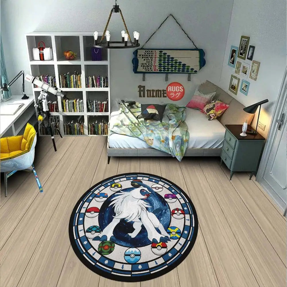 Absol Round Rug Custom Anime Room Mats