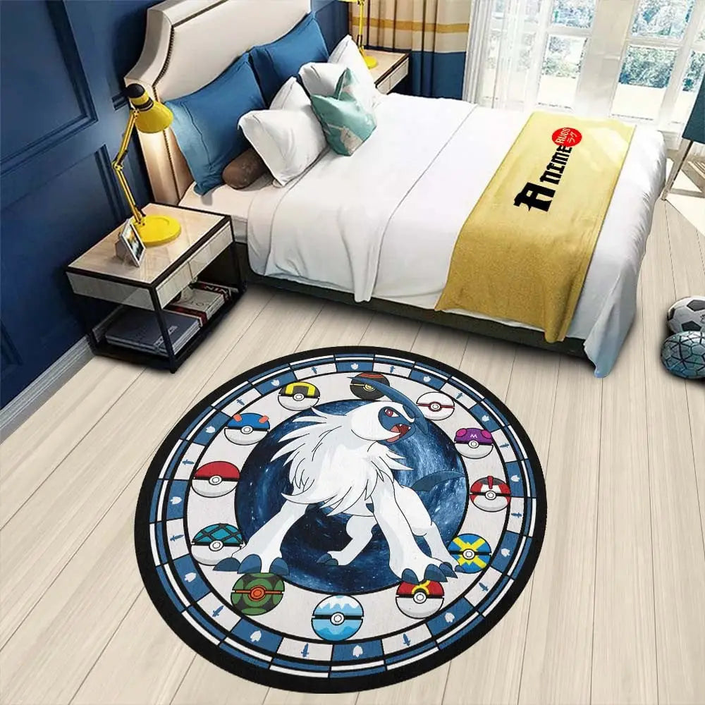 Absol Round Rug Custom Anime Room Mats