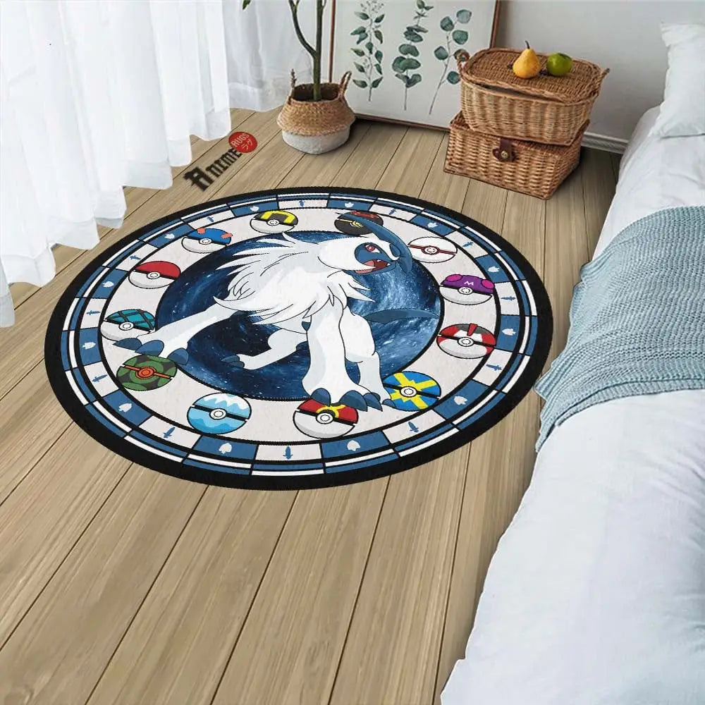 Absol Round Rug Custom Anime Room Mats