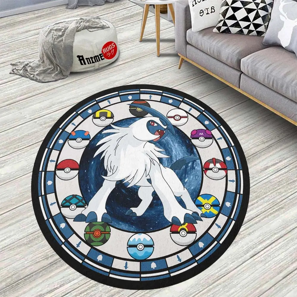 Absol Round Rug Custom Anime Room Mats
