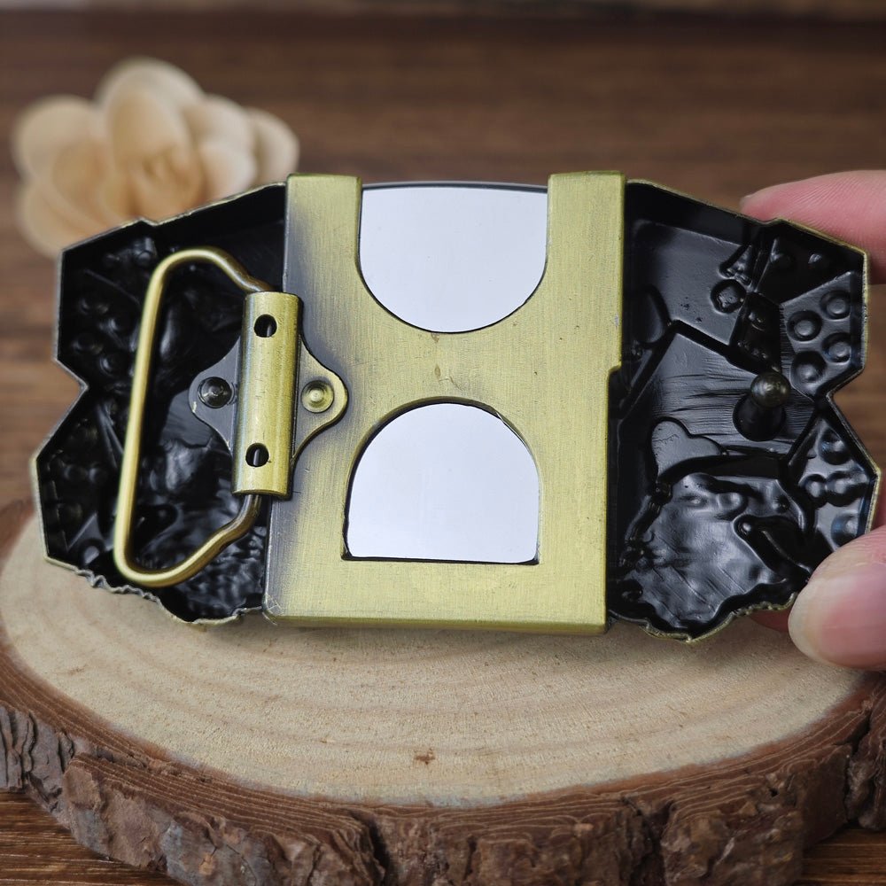 Ace Belt Buckle with Hidden Lighter