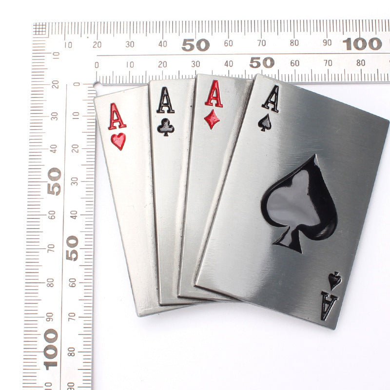Ace Card Western Belt Buckle