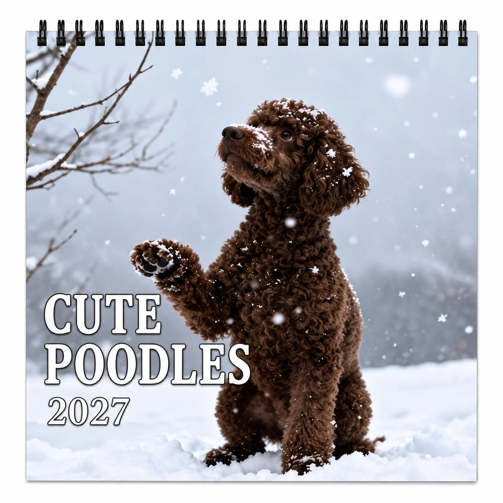 2027 Cute Poodle Calendar