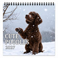 2027 Cute Poodle Calendar