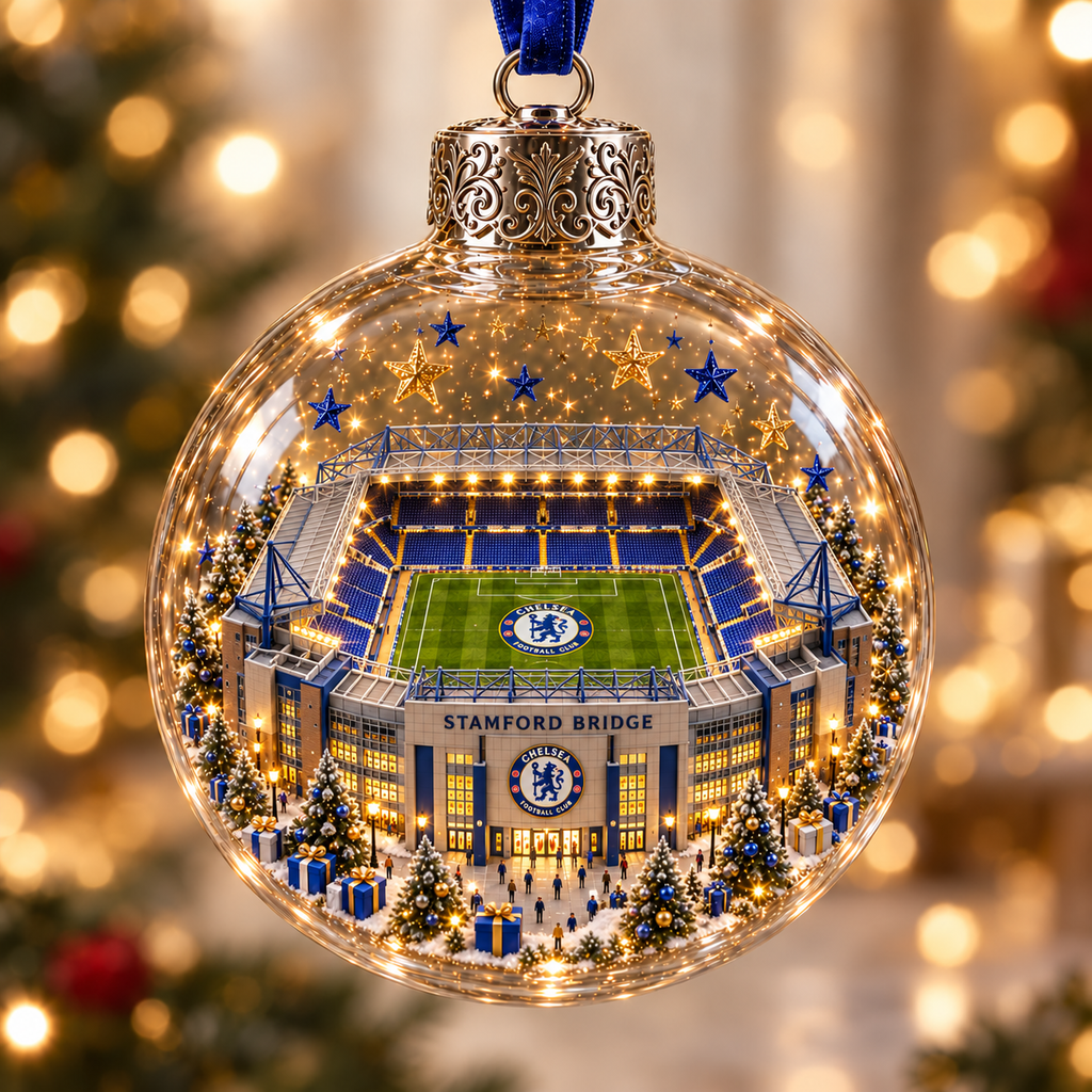 Bring the Stadium Home — Light-Up Football Stadium Christmas Ornament